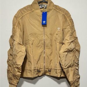 🆕 Adidas Women's Beige Bomber Jacket